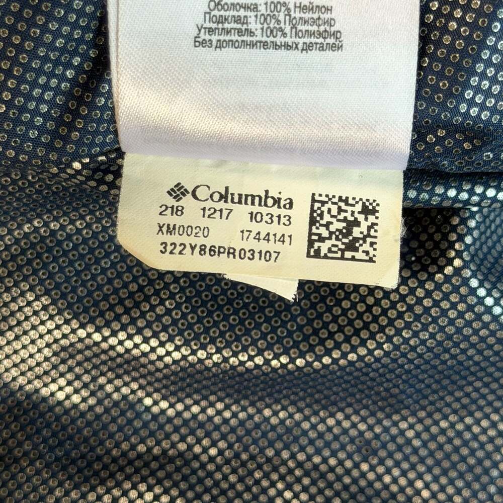 Columbia Mens Omni-Heat Insulated Puffer Jacket Blue Size L - Picture 10 of 10